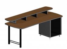 83" desk with 14ru rackmount space